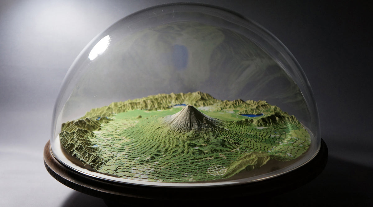 紙で作る山岳立体模型やまつみ – やまつみ工房