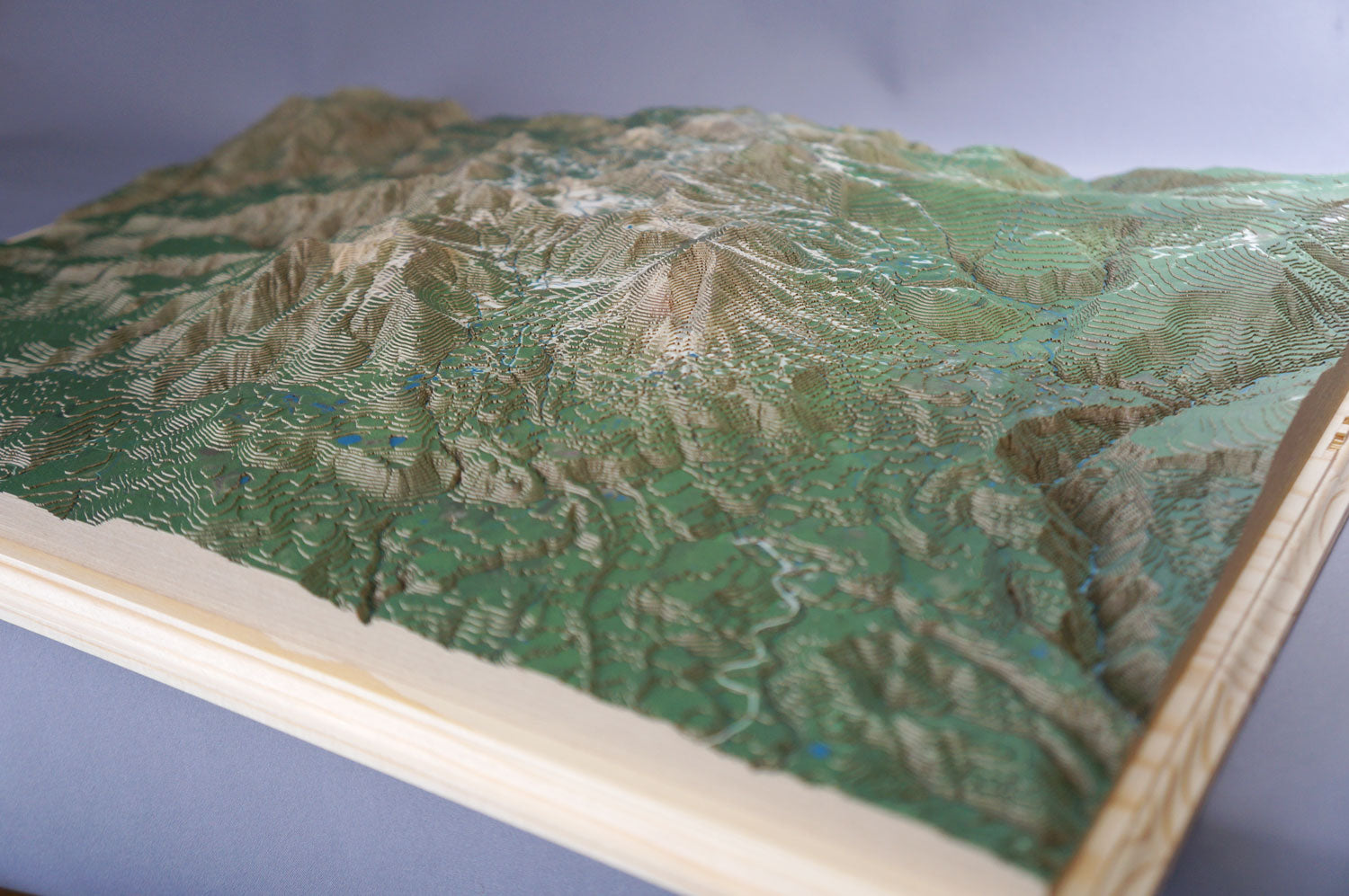 紙で作る山岳立体模型「やまつみ」 – やまつみ工房